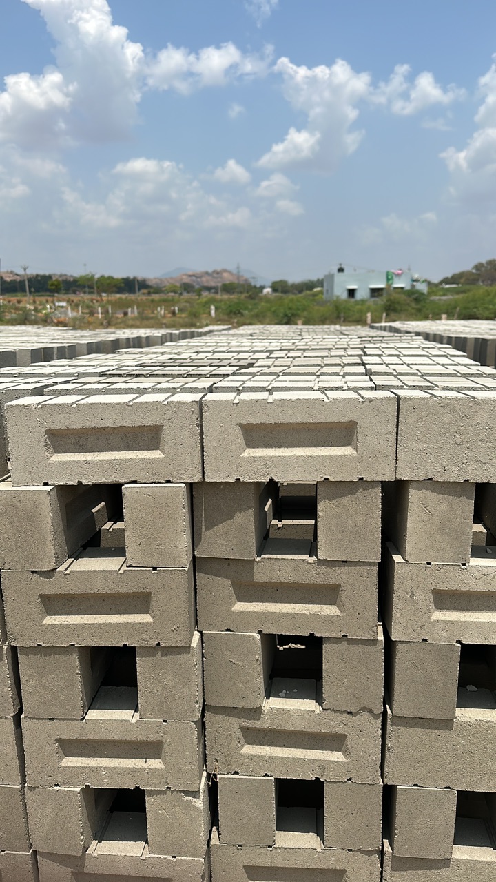 PMM fly ash bricks close-up